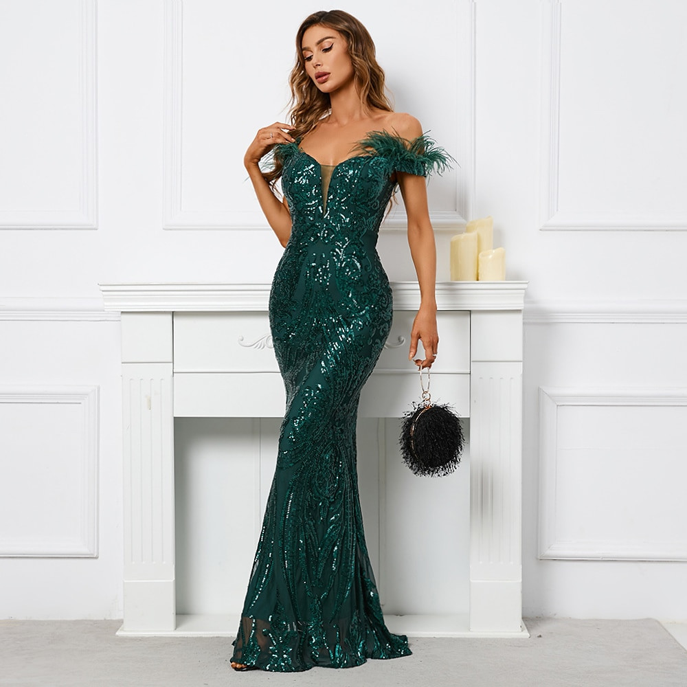 Verona Gown - Emerald Green