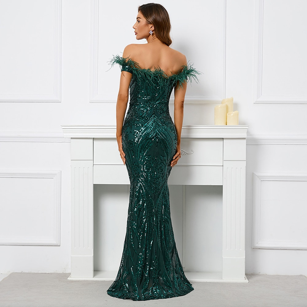 Verona Gown - Emerald Green