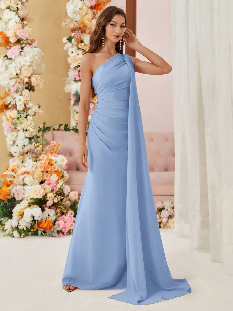 Cecilia Gown - Dusty Blue