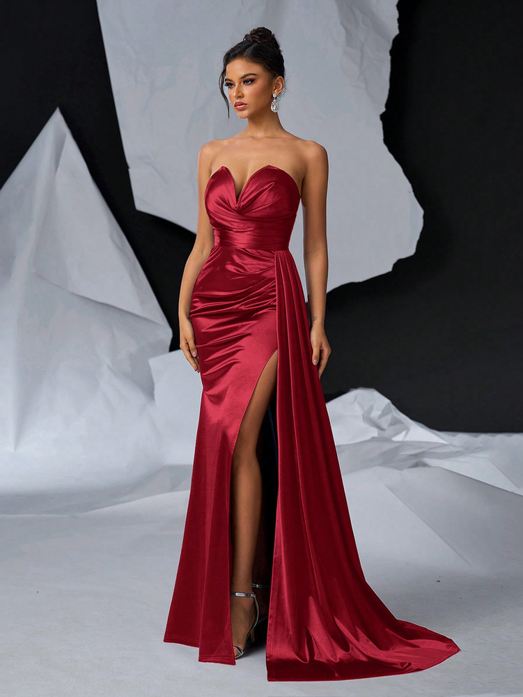 Alannah Gown - Burgundy