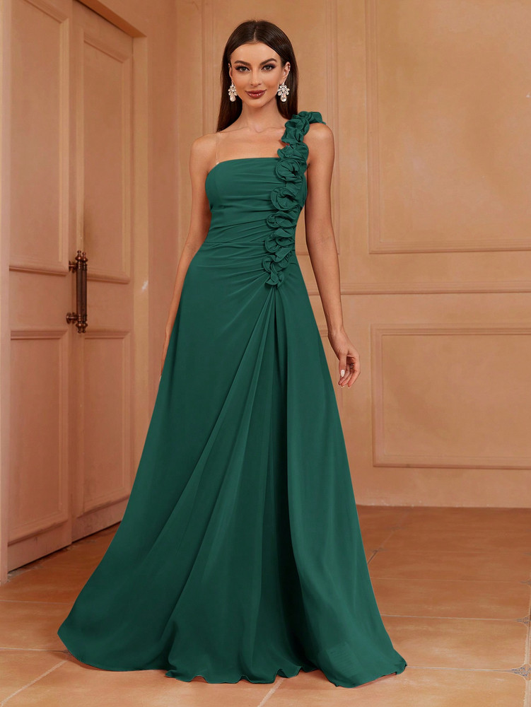 Abbey Gown - Emerald Green