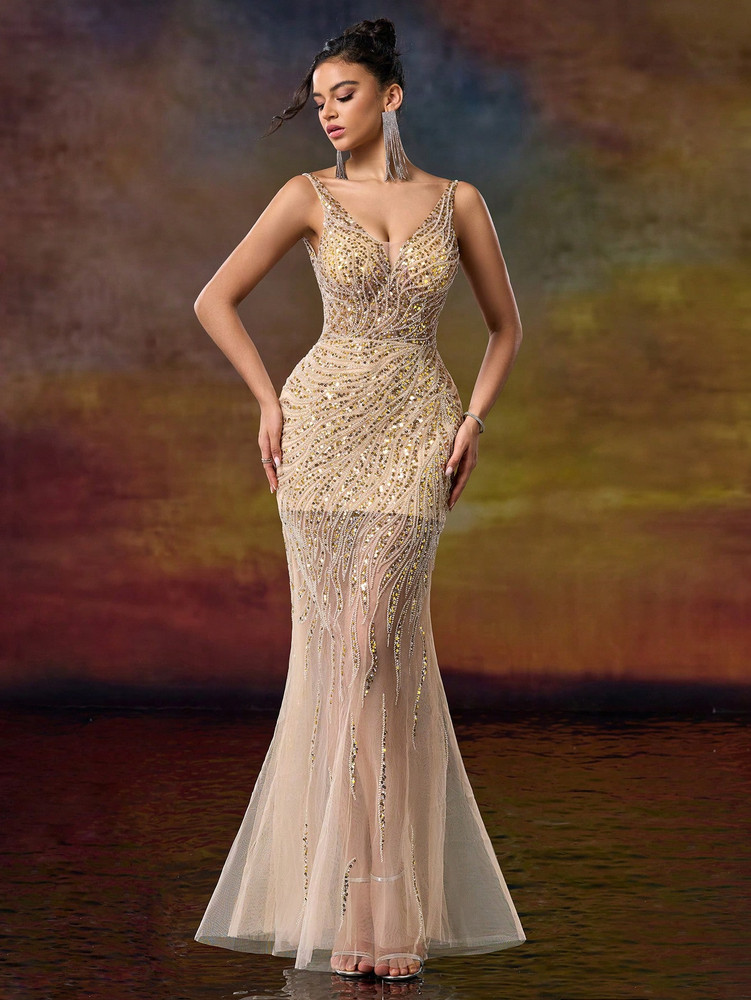 Jovana Gown - Champagne