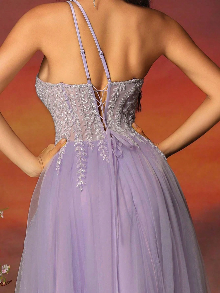 Sleeping Beauty Gown - Lavender Purple