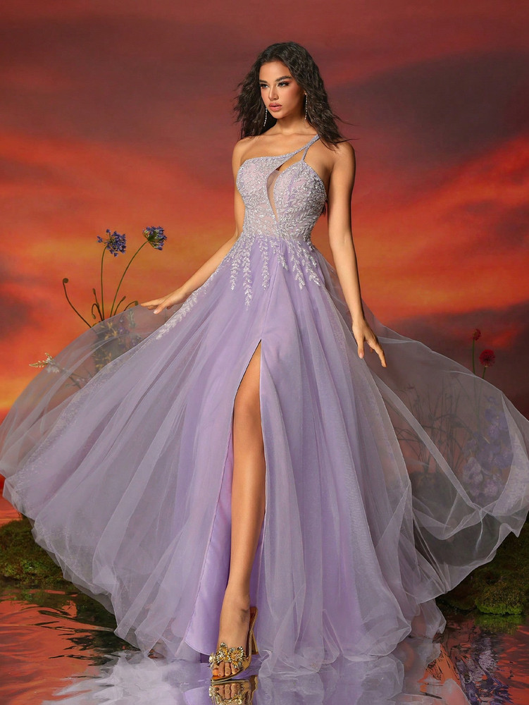 Sleeping Beauty Gown - Lavender Purple
