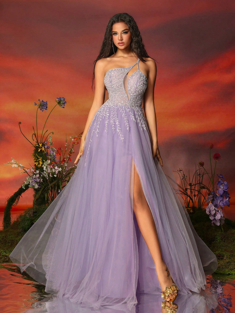 Sleeping Beauty Gown - Lavender Purple