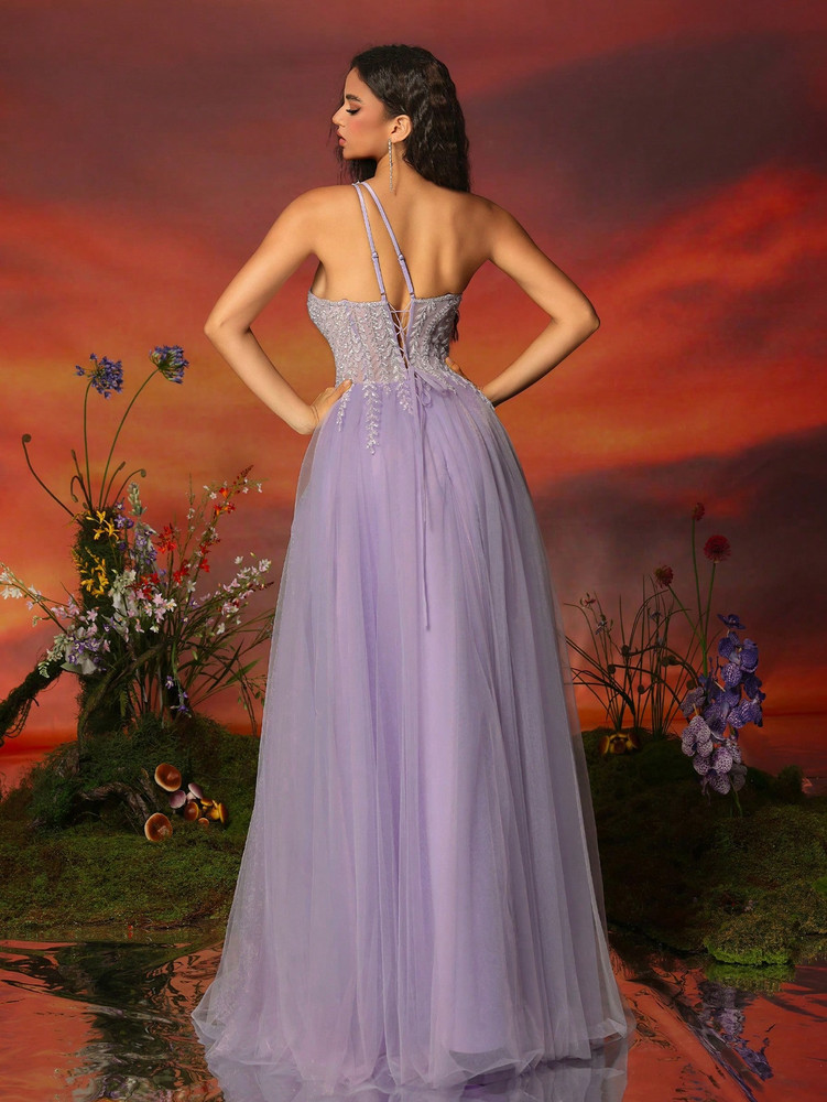 Sleeping Beauty Gown - Lavender Purple