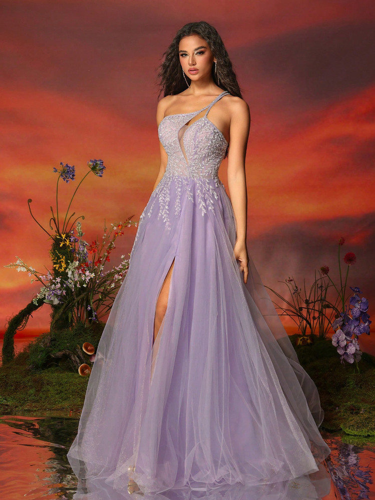 Sleeping Beauty Gown - Lavender Purple
