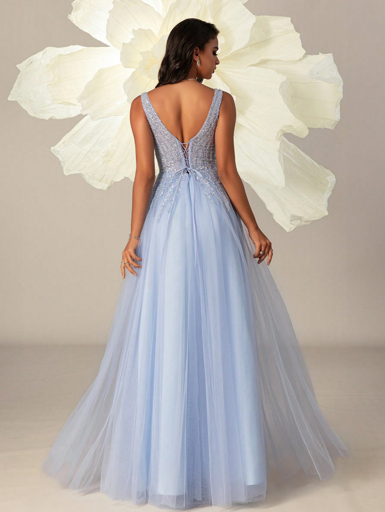 Cinderella Gown - Sky Blue