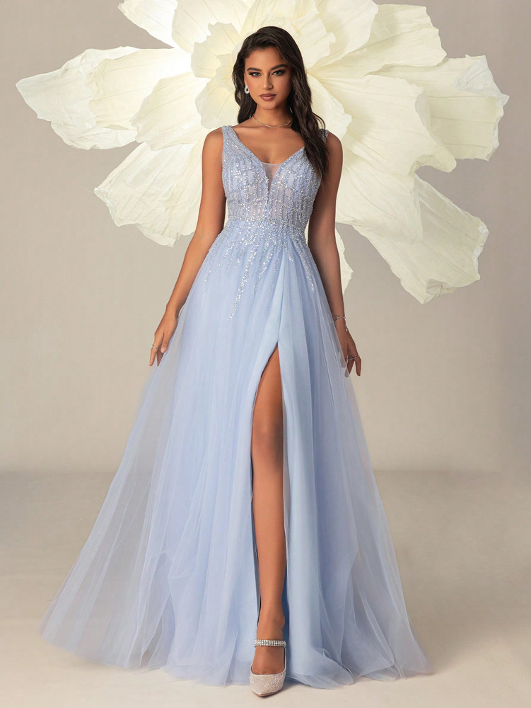 Cinderella Gown - Sky Blue
