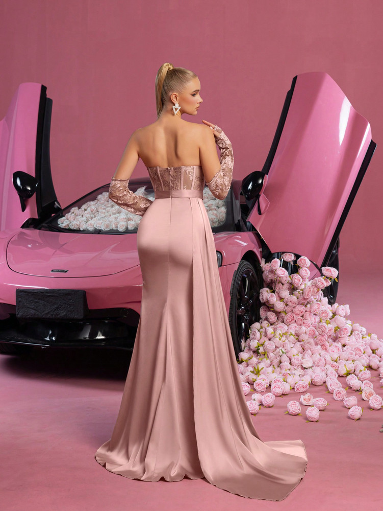 Monaco Gown - Dusty Pink