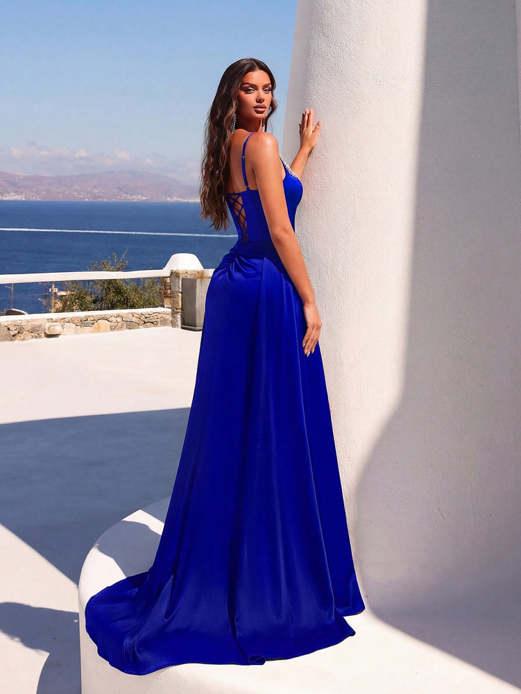 Rosana Gown - Royal Blue