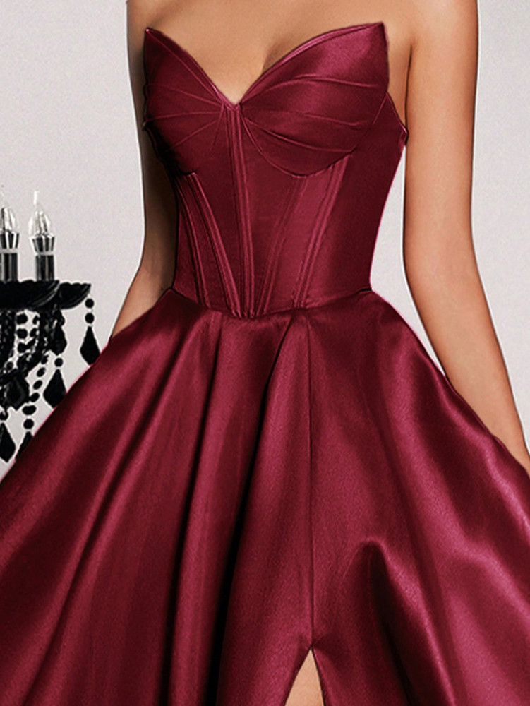 Hyacinth Gown - Burgundy