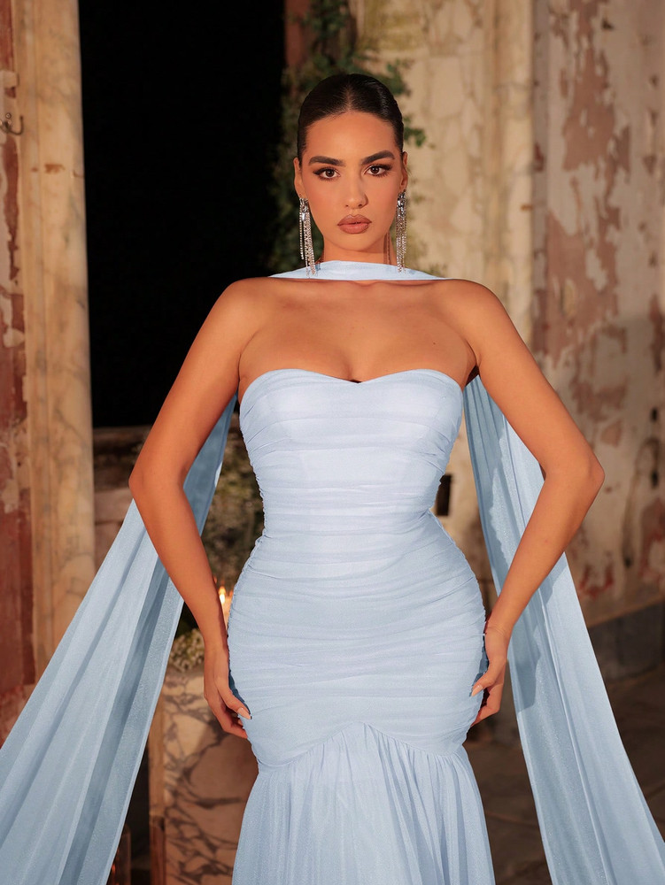 Hilton Gown - Baby Blue