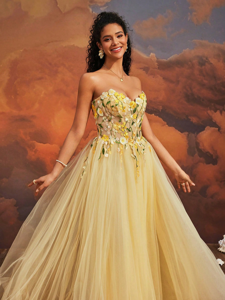 Astrid Gown - Yellow