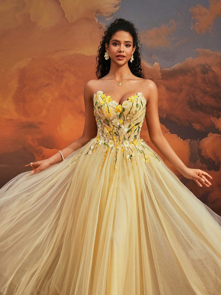 Astrid Gown - Yellow
