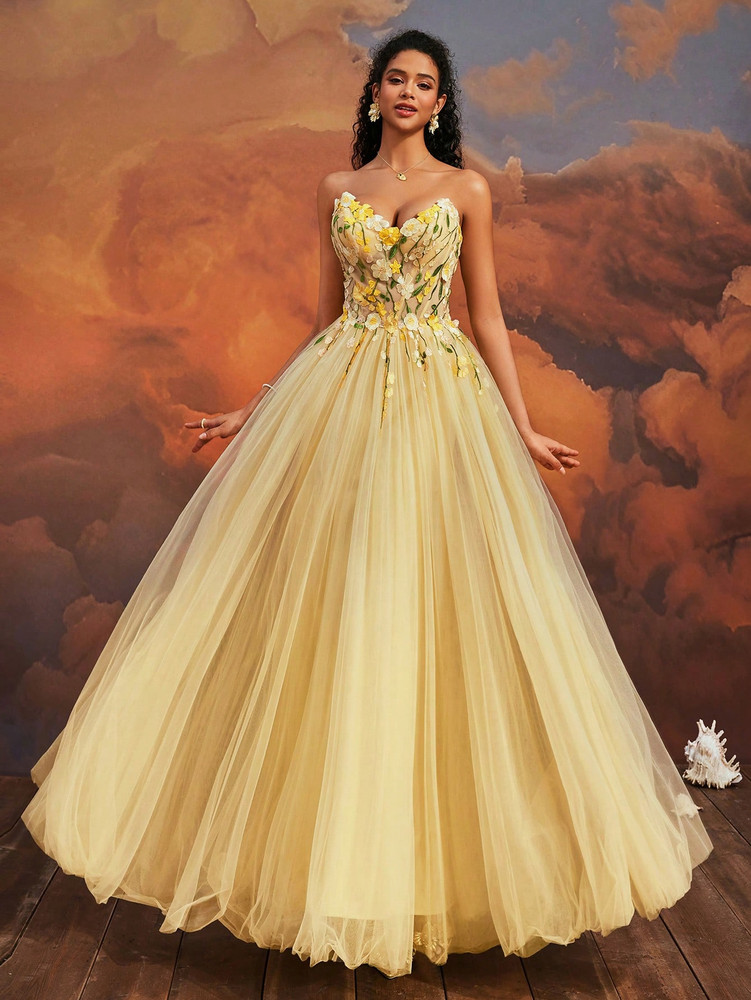 Astrid Gown - Yellow