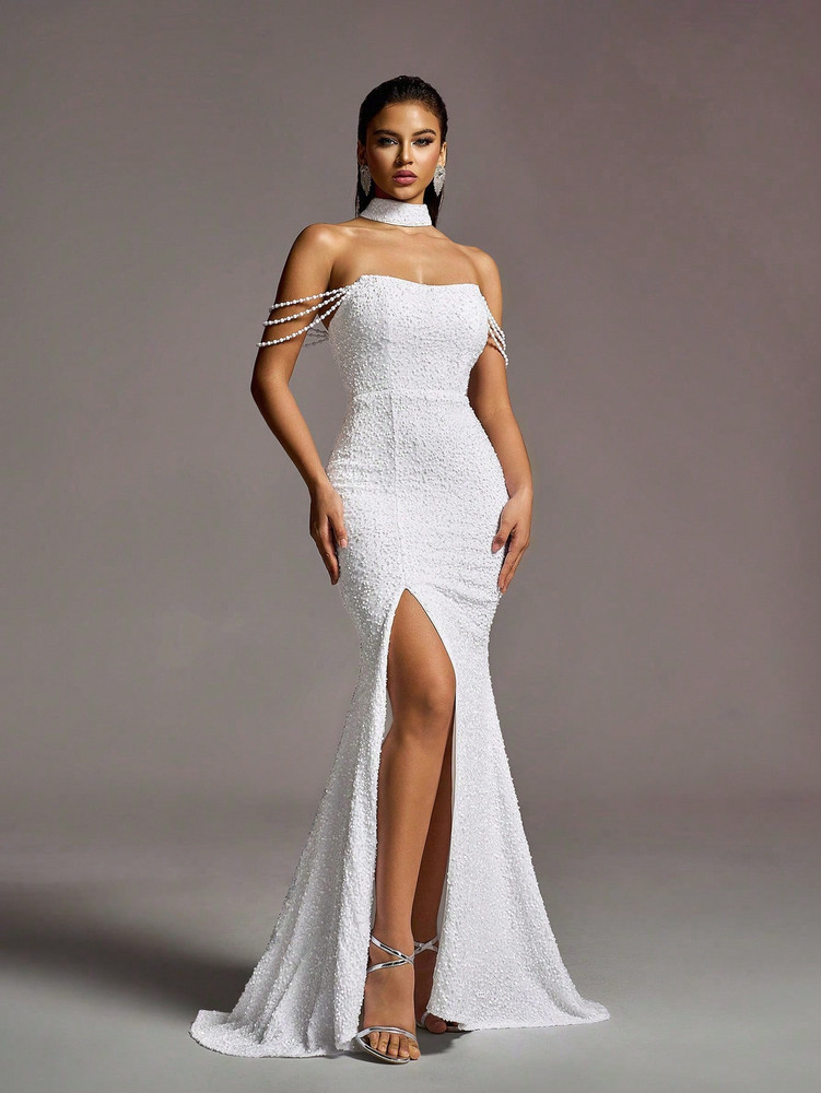 Amber Gown - White