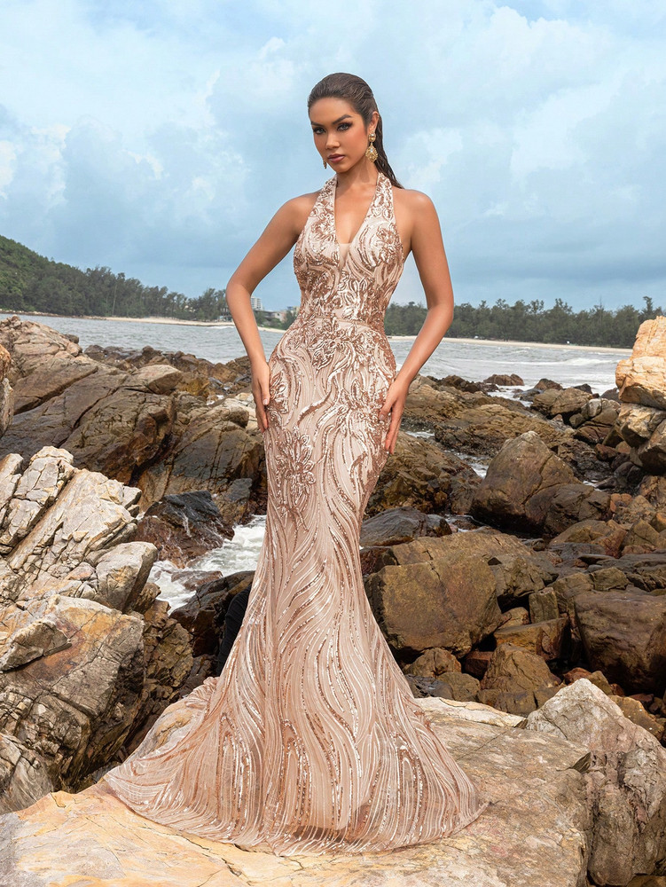 Saturday Gown - Champagne Gold