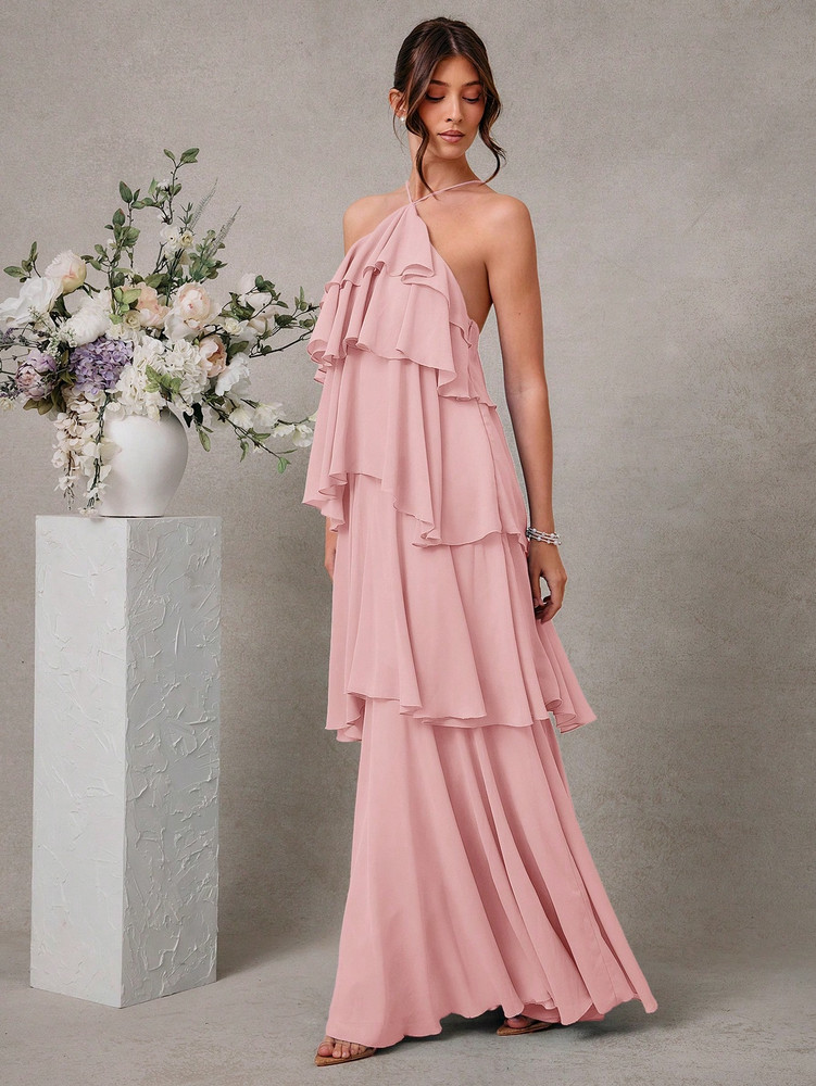 Jazz Gown - Pastel Pink
