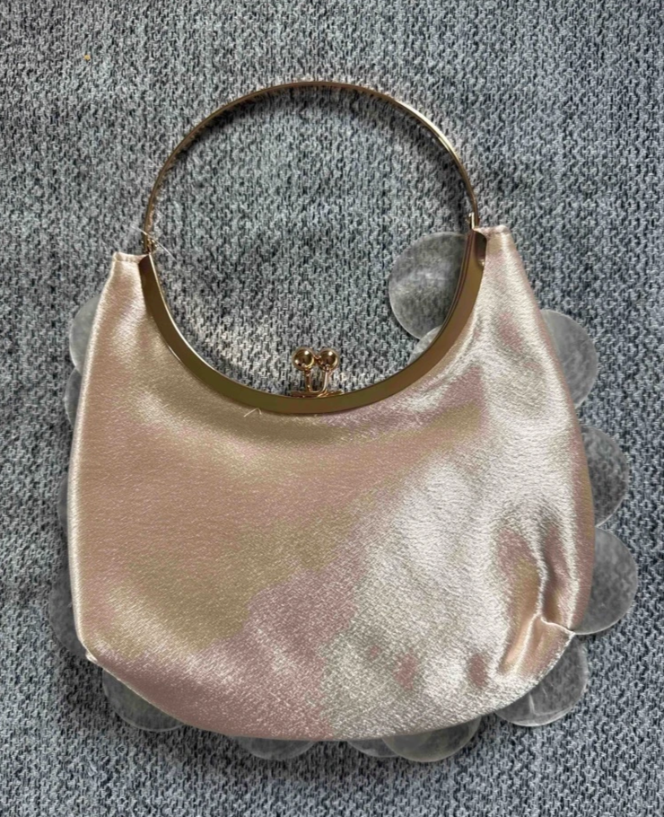Capiz Shell Purse - Cream