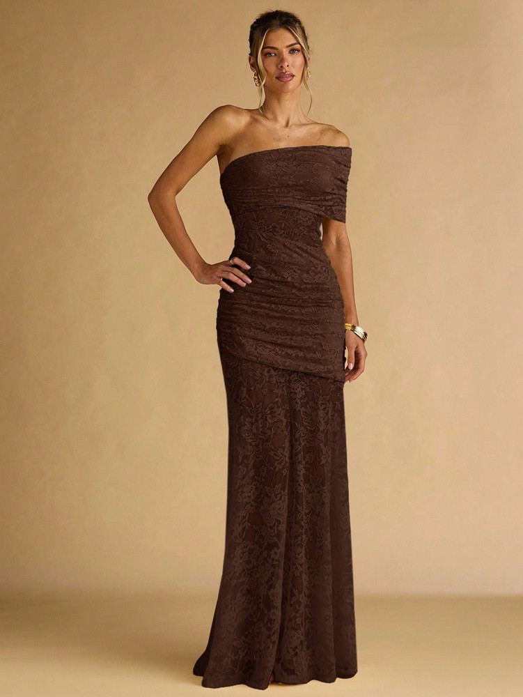 Tanya Dress - Coffee Brown