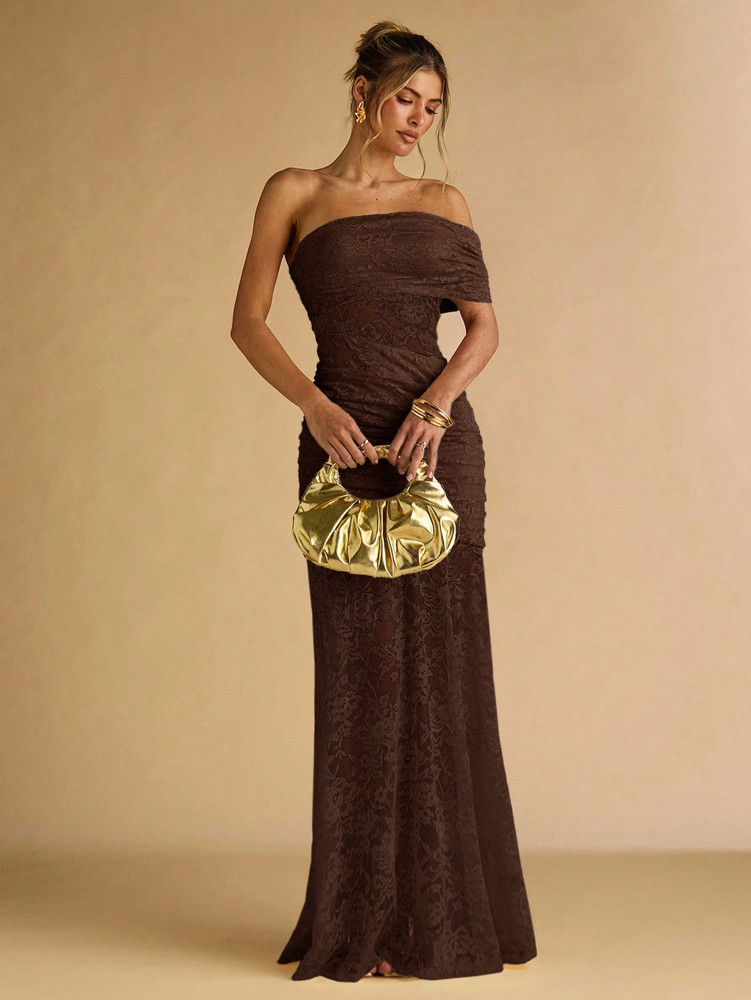 Tanya Dress - Coffee Brown
