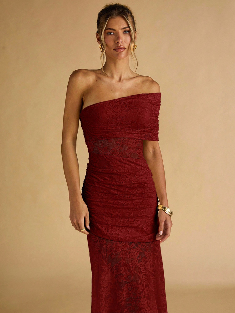 Tanya Dress - Burgundy