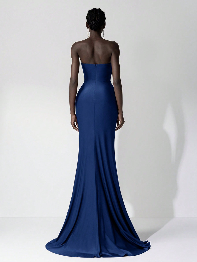 Shelly Gown - Navy Blue