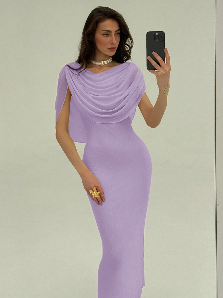 Cynthia Dress - Lilac Purple