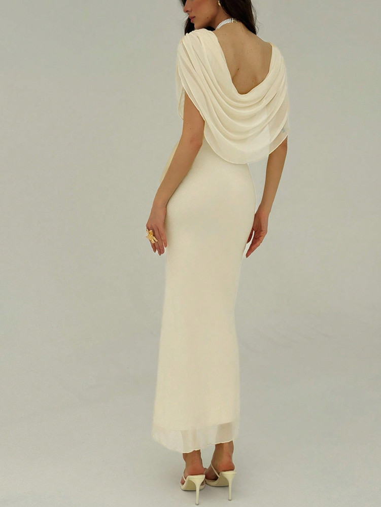 Cynthia Dress - Apricot Cream