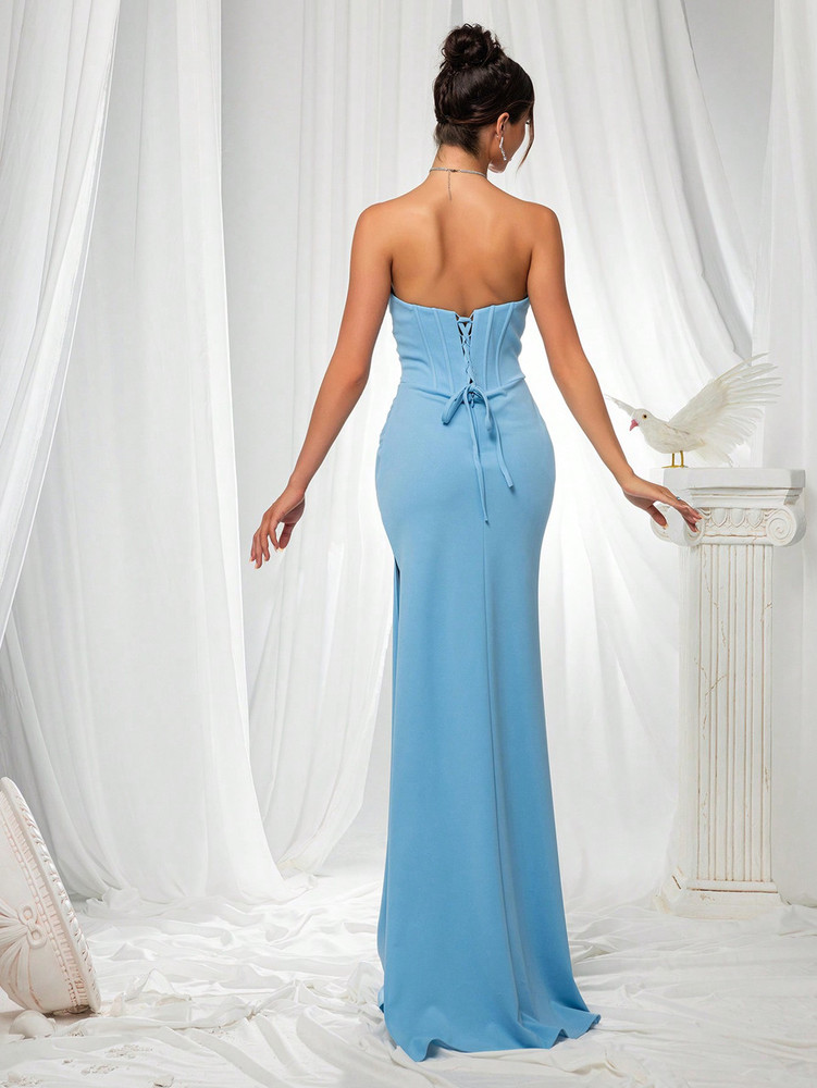 SALE Cara Gown - Baby Blue