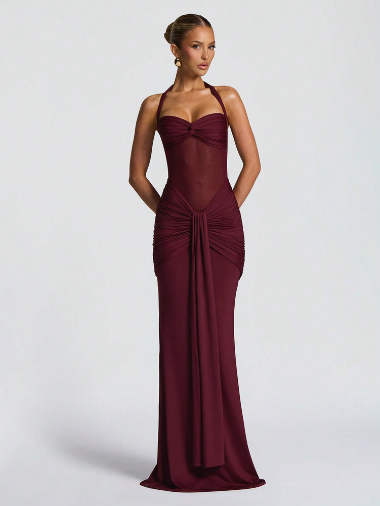 Valentina Dress - Burgundy