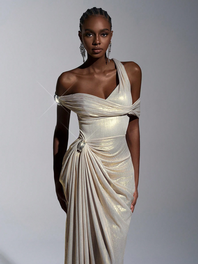 Nancy Gown - Silver/Gold