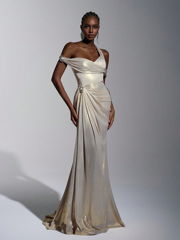 Nancy Gown - Silver/Gold