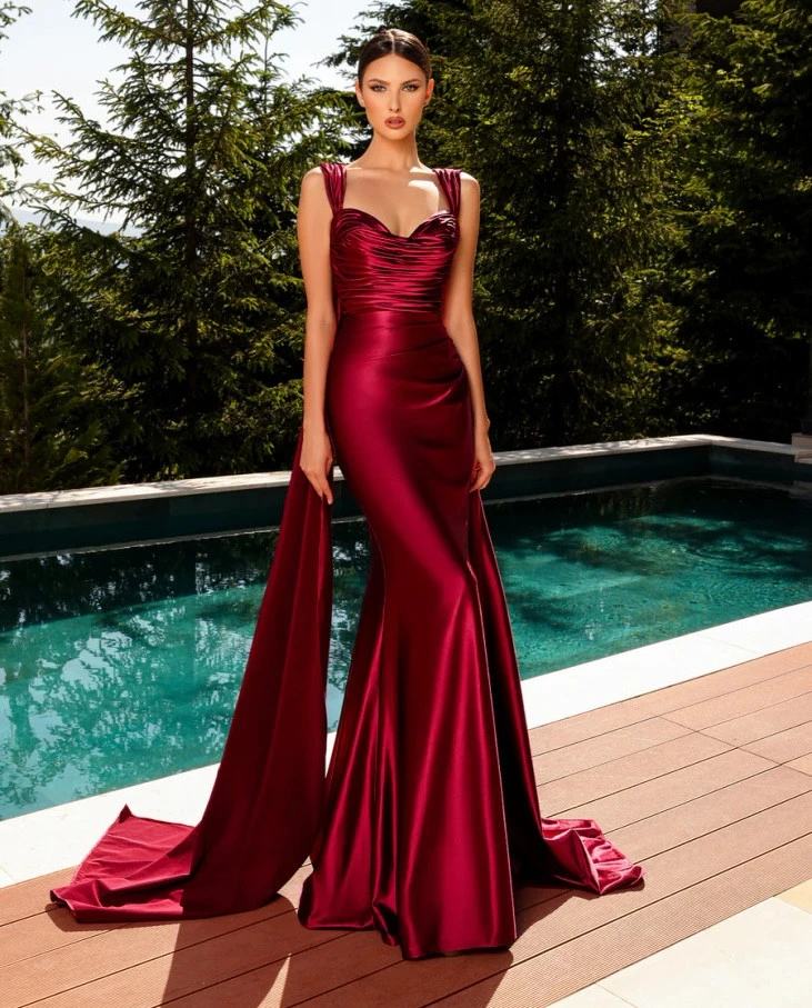 SALE Nicoletta NC2044 Gown - Wine