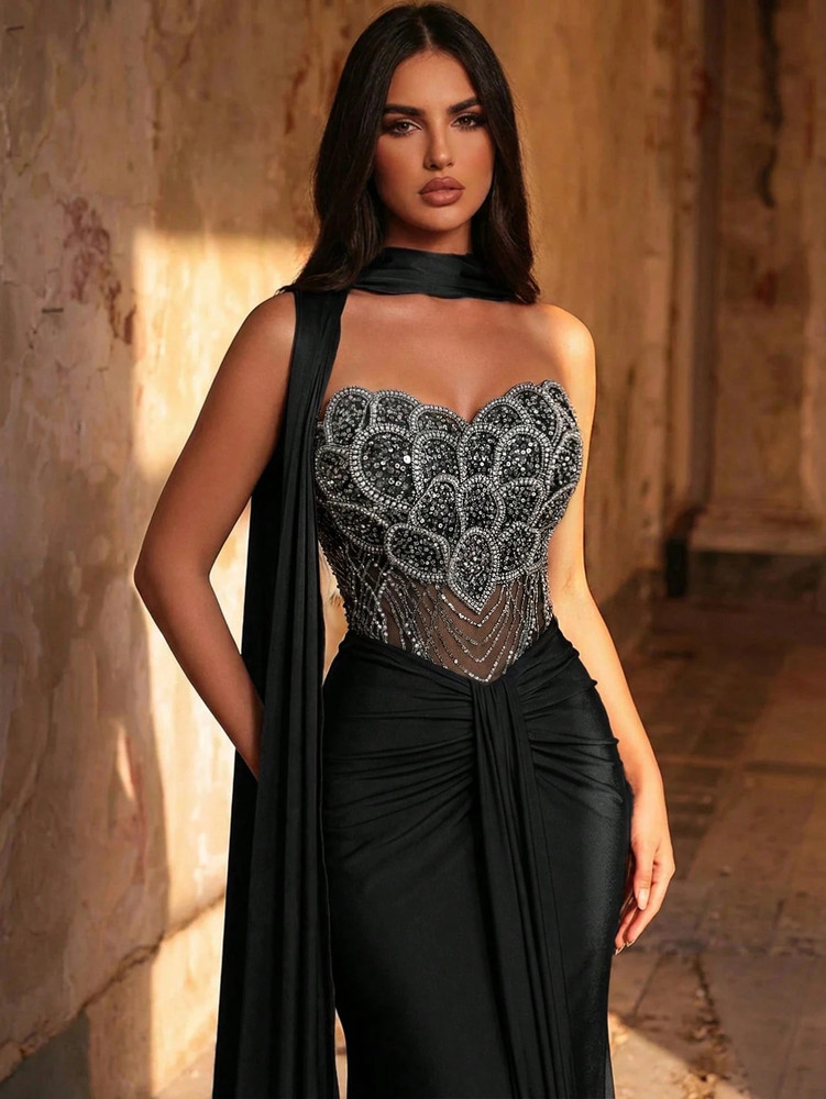 Azira Gown - Black