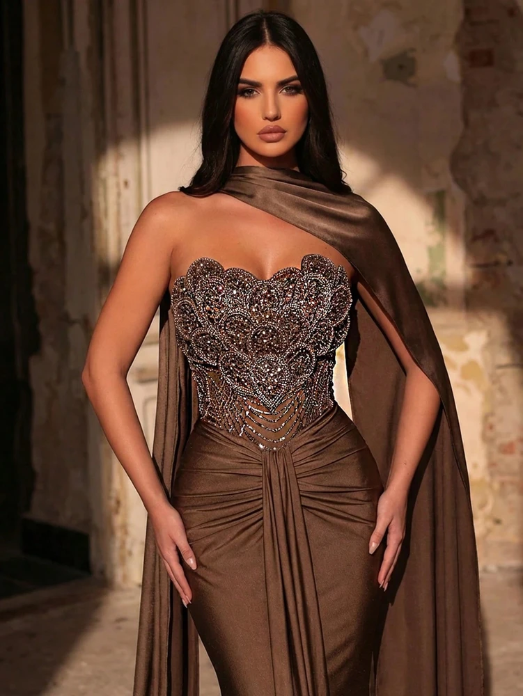 Azira Gown - Brown