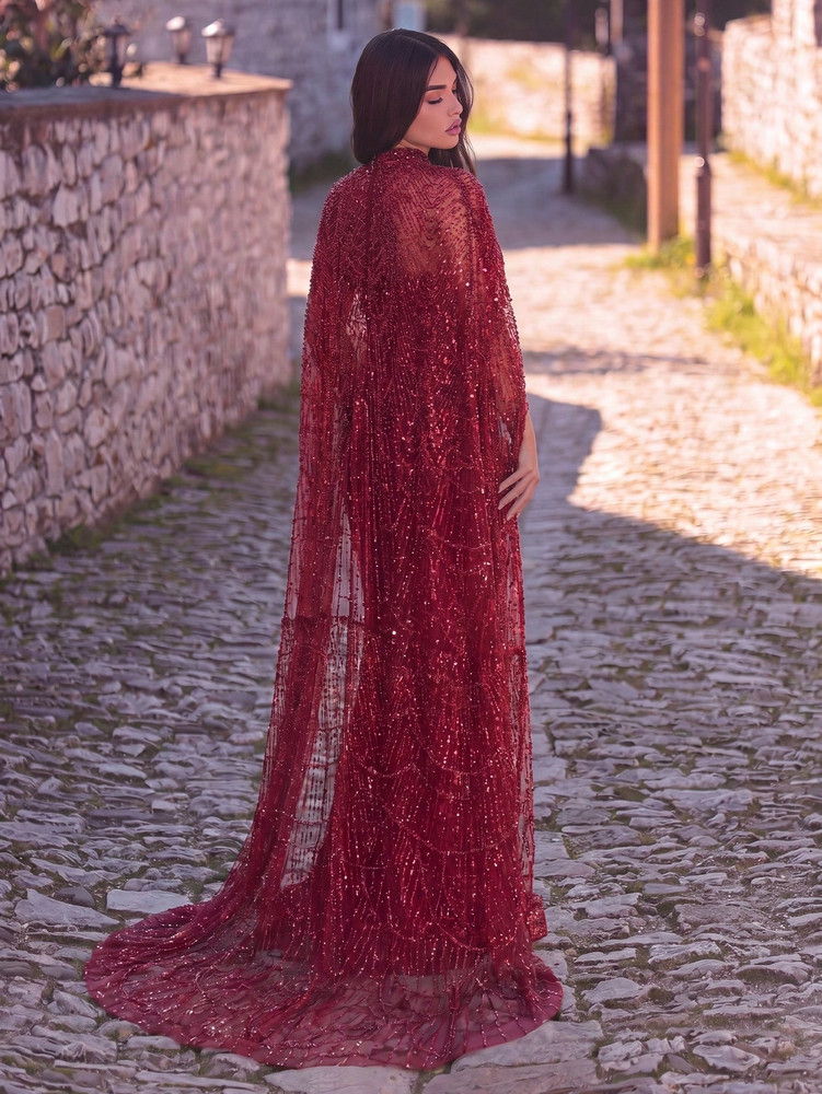 Elodie Gown - Burgundy