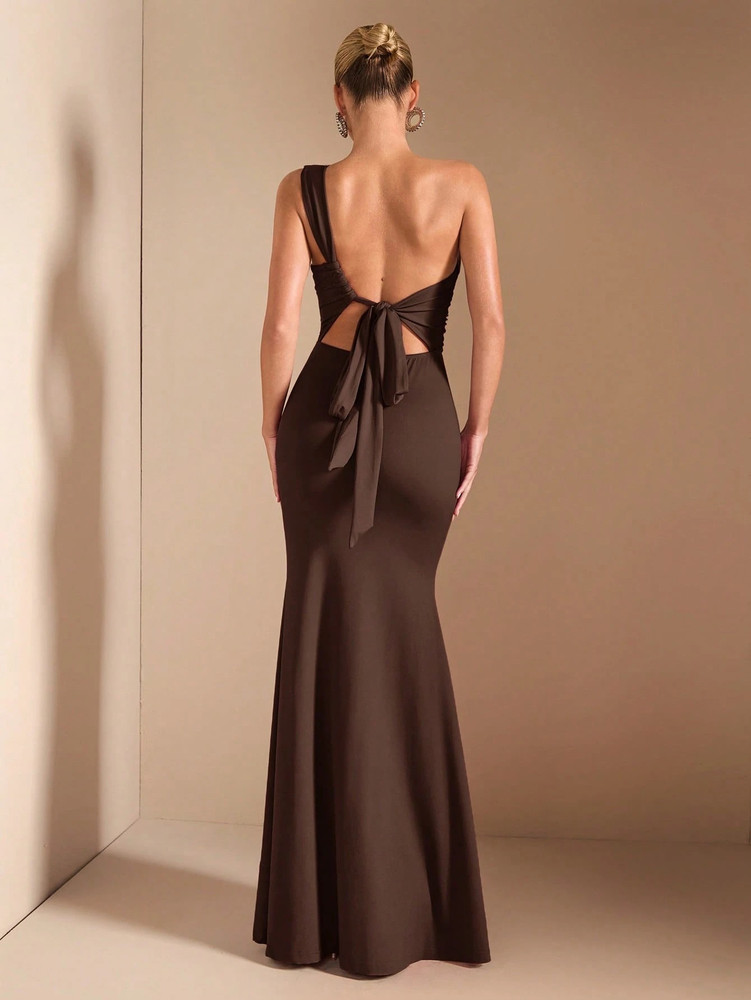 Tracey Dress - Coffee Brown