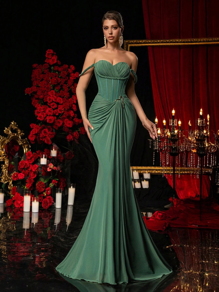 Jane Gown - Olive Green