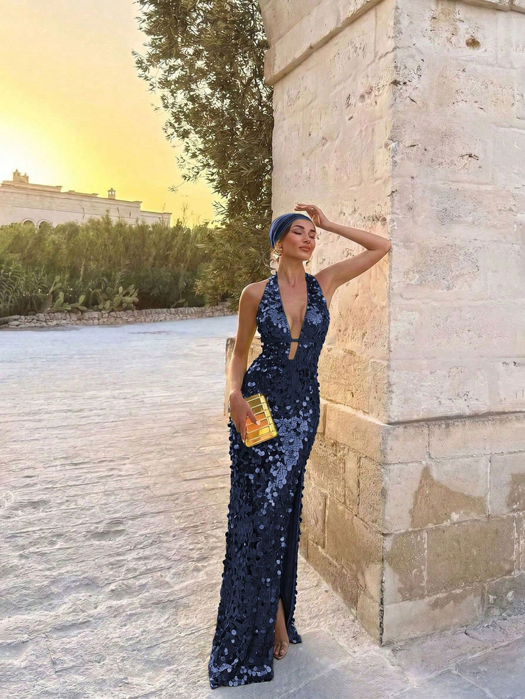 Cooper Dress - Navy Blue
