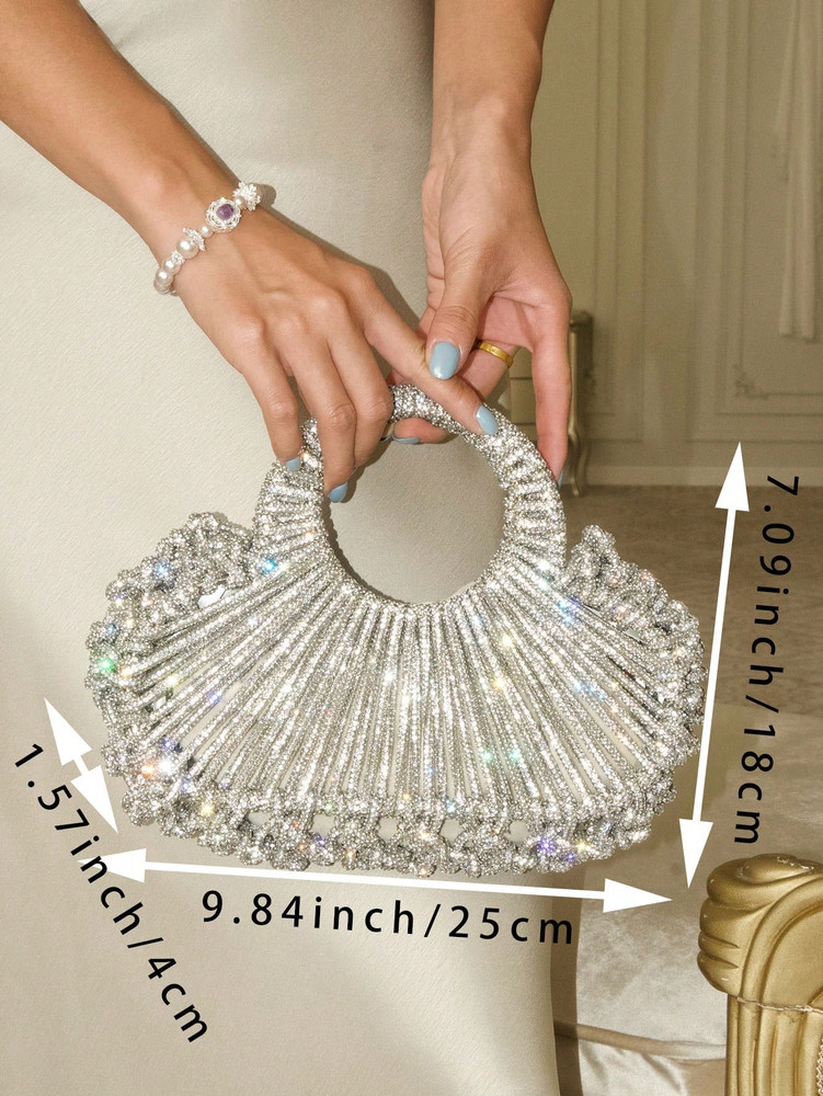 Zaza Clutch - Silver