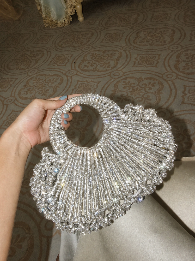 Zaza Clutch - Silver