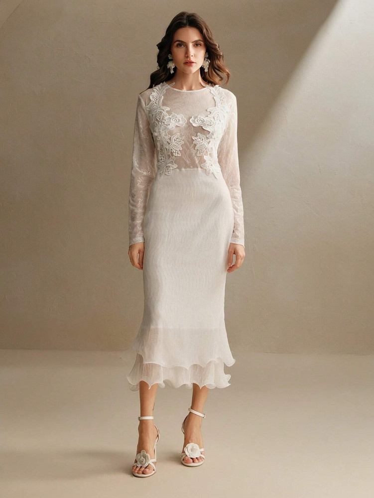 Caroline Dress - White