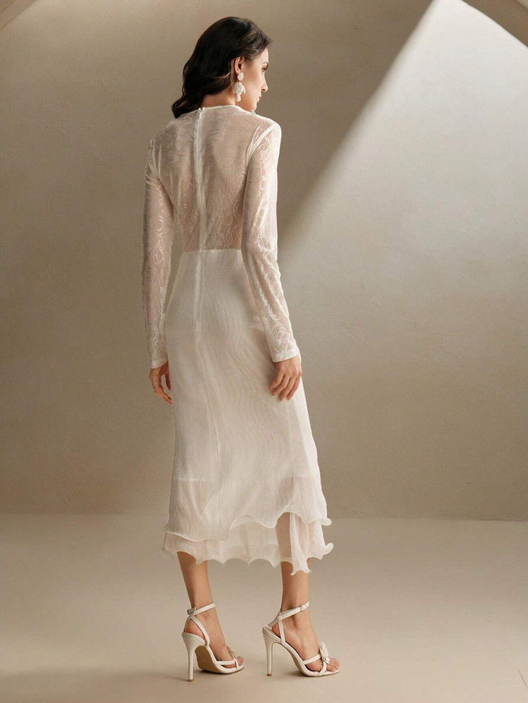 Caroline Dress - White