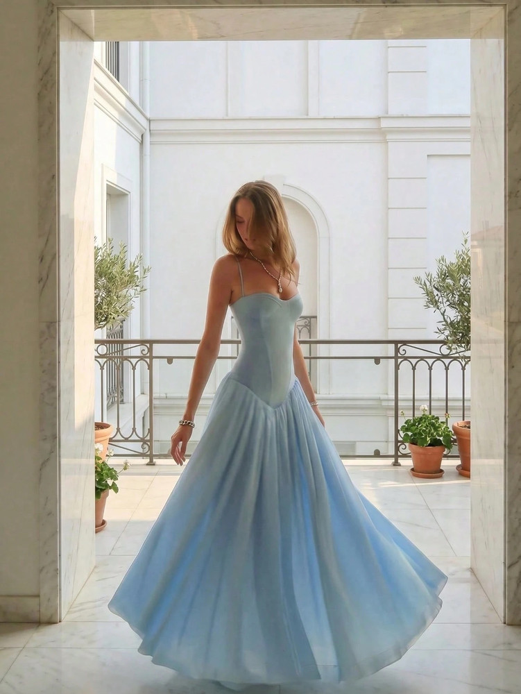 Juniper Dress - Baby Blue