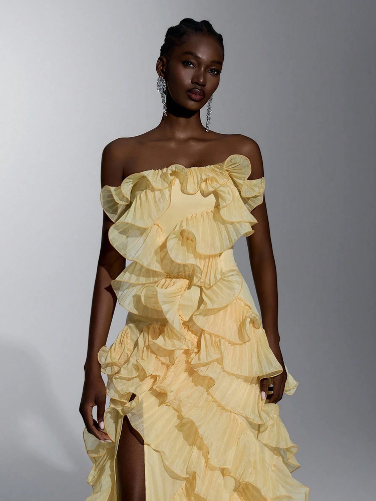 Rafaella Gown - Lemon Yellow