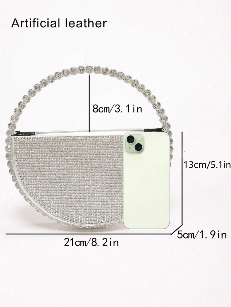 Hailey Clutch - Silver