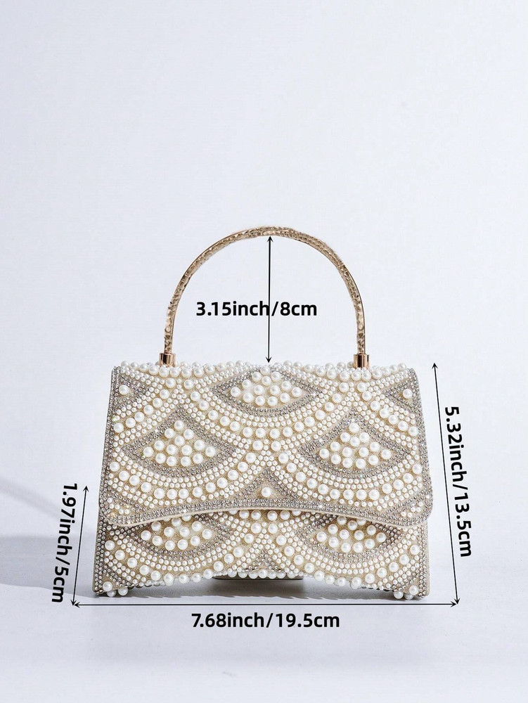Alani Handbag - White/Silver