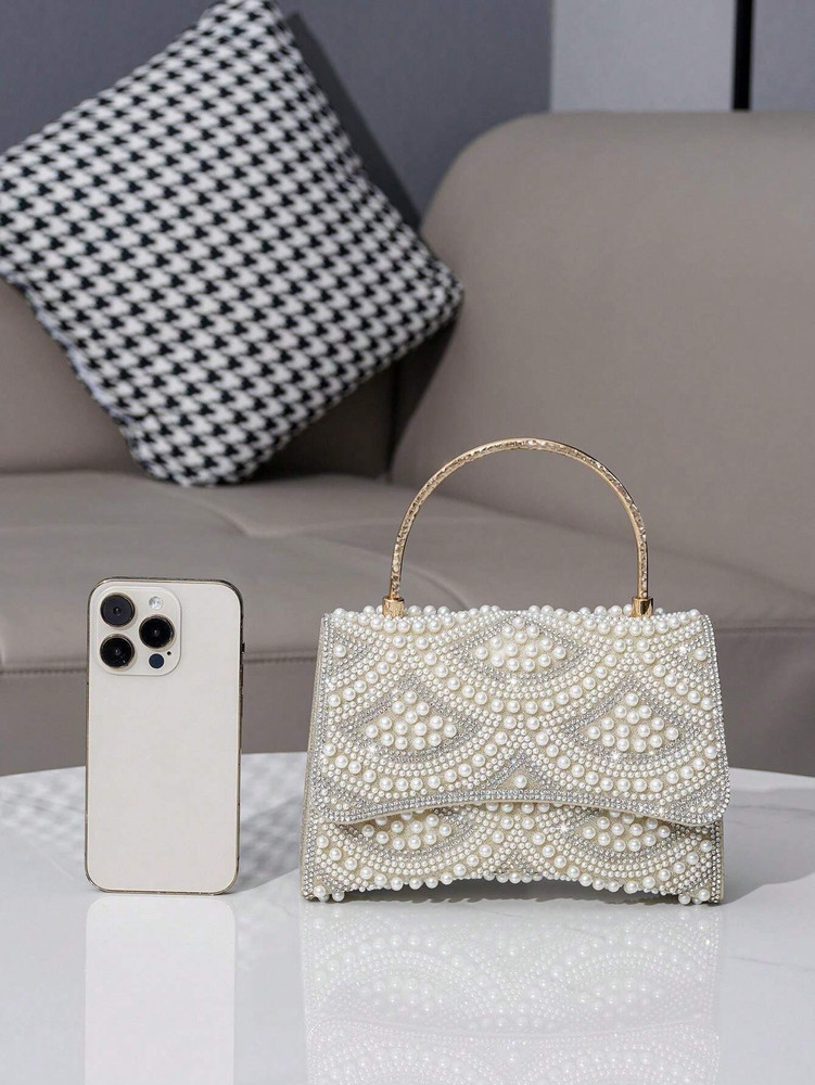 Alani Handbag - White/Silver